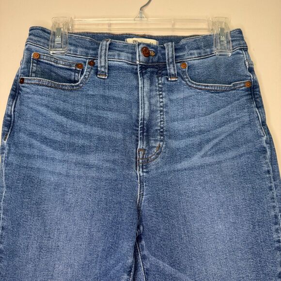 MADEWELL women's size 27 The Perfect Vintage finney wash high rise tapered Jeans - Picture 5 of 16